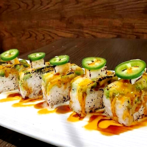 Aburi Pressed Avocado Sushi Cake (8 pcs)