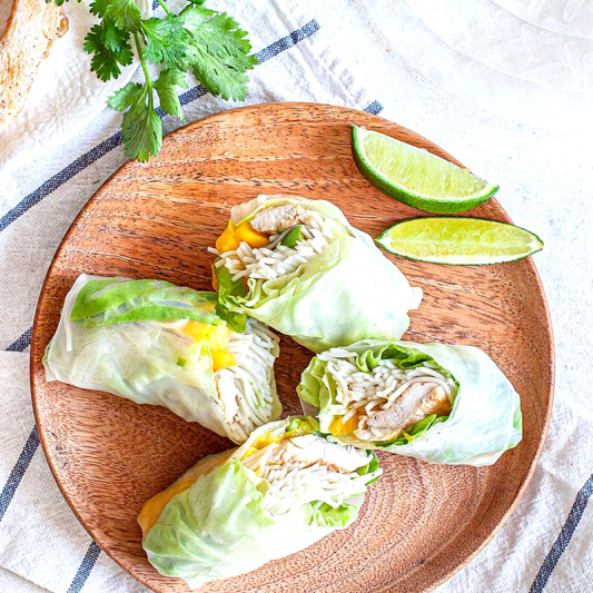 Salad Rolls (BBQ Chicken)