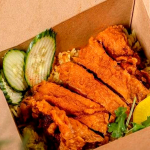 Crispy Chicken Thigh Bento Combo