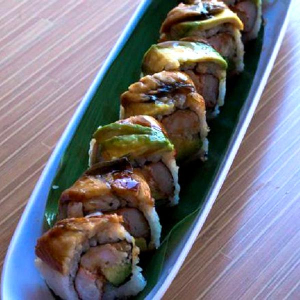 72. Black Dragon Roll (8 pcs)