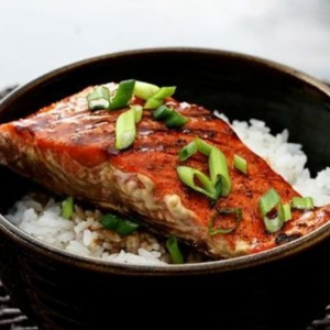 51. Salmon Teriyaki Entree