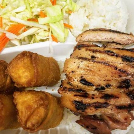 2. Chicken & Egg Rolls (2 pcs) Special 