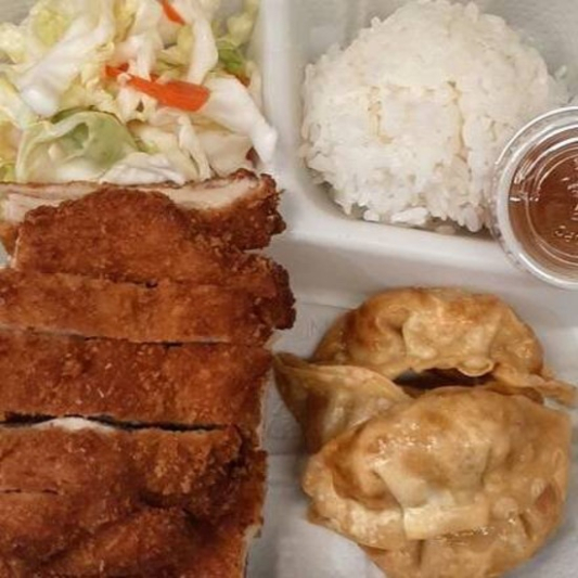 1. Chicken Katsu & Gyoza (4 pcs) Special 