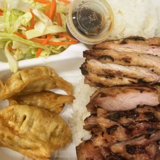 11. Chicken and Gyoza (4 pcs) Combo | Kyoto Teriyaki