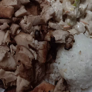 Chicken with Macaroni & Rice