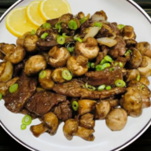 Beef & Mushrooms