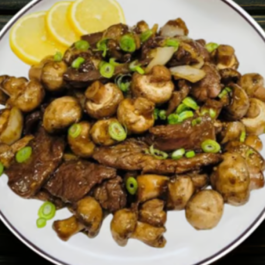 Beef & Mushrooms