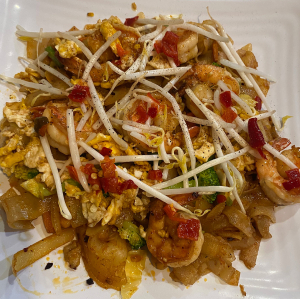 Burmese Style Wide Flat Noodles