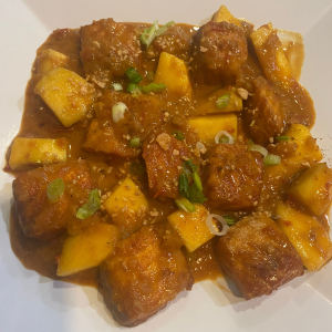 Salmon Coconut & Mango Curry