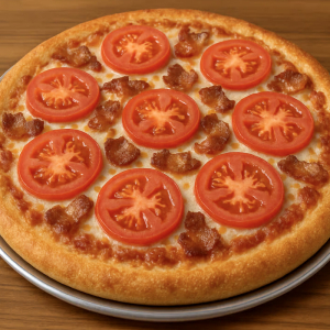 #13. Bacon & Fresh Tomato Pizza