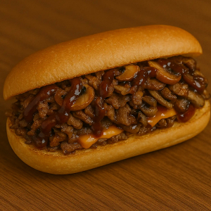 BBQ Steak & Mushroom Melt Sub