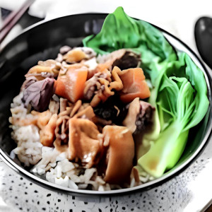 Beef Brisket on Rice