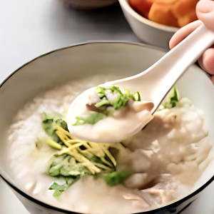 BBQ Duck and Chicken Congee