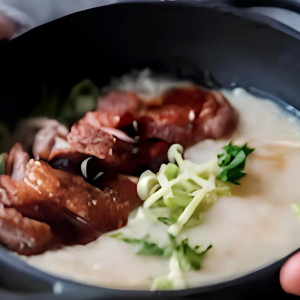 BBQ Duck Congee