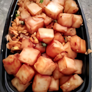 Fried Chili Turnip Patties