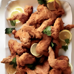 Deep-Fried Chicken Wings (6 pcs)