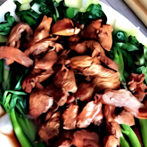Chicken with Chinese Broccoli