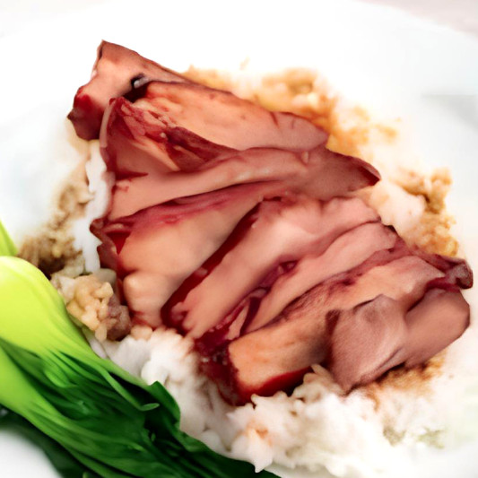 BBQ Duck and Soy Sauce Chicken on Rice