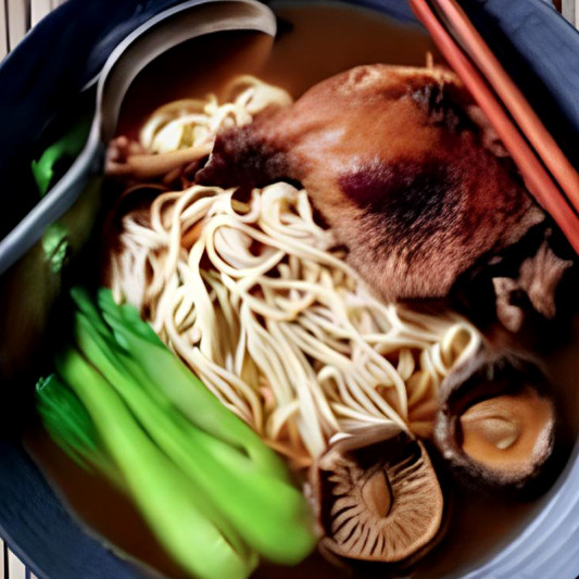Duck Leg Noodle Soup