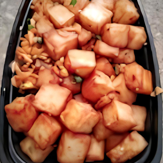 Fried Chili Turnip Patties