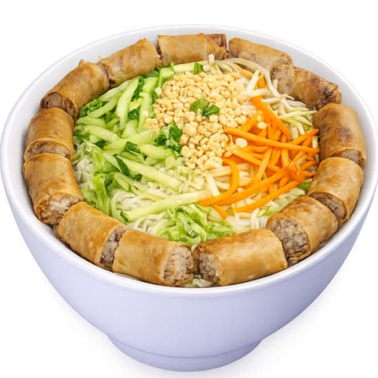 21. Pork Spring Rolls (4 pcs) on Vermicelli