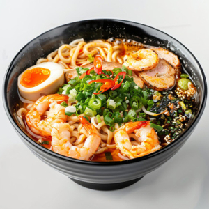 Japanese Style Ramen 日式虾仁鸡蛋面