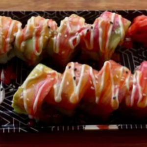 5. Rainbow Roll (8 pcs)