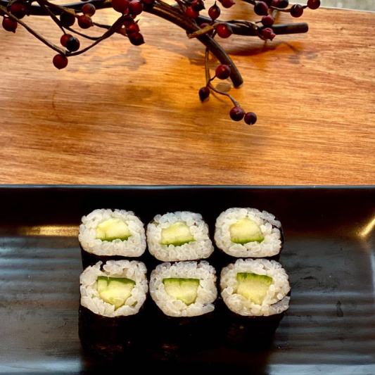 Cucumber Hosomaki (6 pcs) Fushimi Sushi Sydney