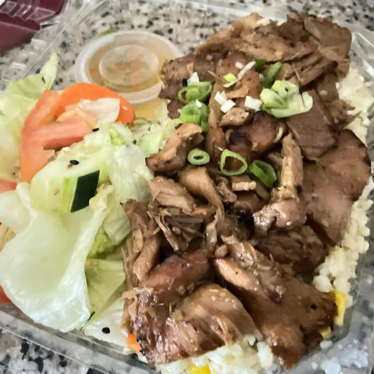 Grilled Chicken Rice Plate