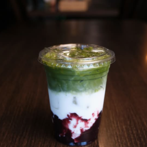 Strawberry Matcha Iced Latte