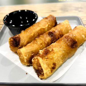 1. Deep-Fried Spring Rolls (3 pcs)