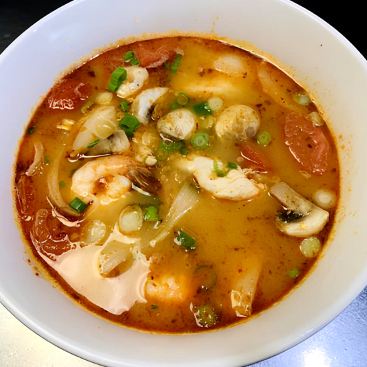 22. Tom Yum Rice Noodle Soup