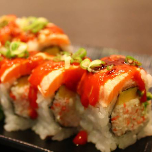 Salmon on the Fire Roll