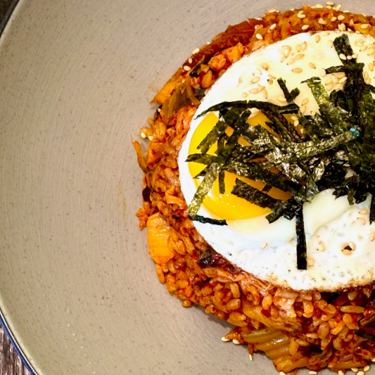 14. Kimchi Fried Rice with Beef 辣白菜炒饭