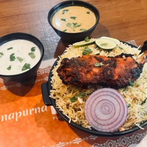 Kodi Raju Dum Biryani (Tandoori Chicken Dum Biryani)