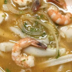 27. Sate Seafood Rice Noodle Soup