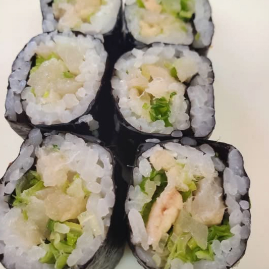 Hamachi Negi Roll (6 pcs)