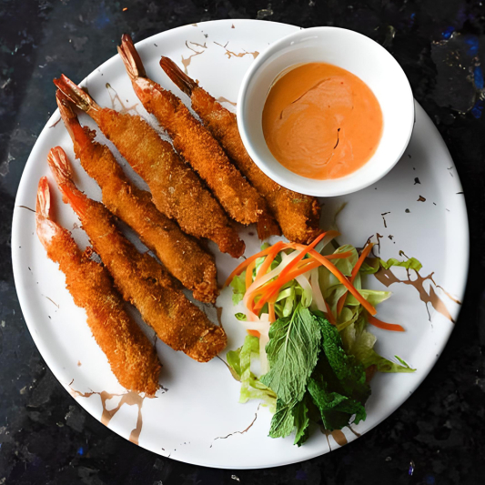 A6 Tempura Shrimp (T&ocirc;m Lăn Bột) (6 pcs)