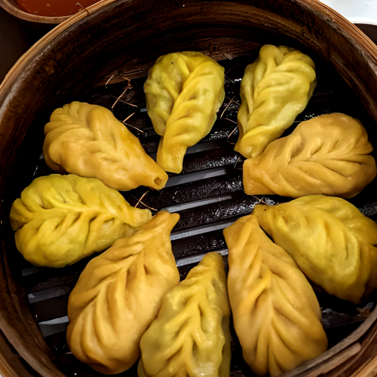 Sho-Go Ngarmo (Sweet Potato Momos) - Full Plate (10 pcs)