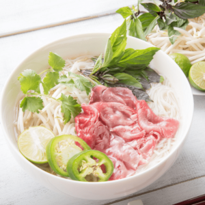 26. Eye of Round Steak & Tendon Pho