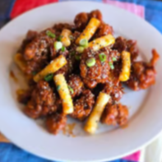 Korean Fried Chicken Gangjung Appetizer