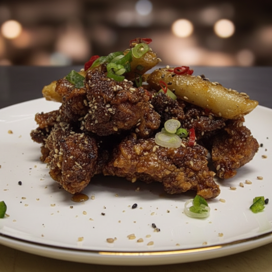 Fried Bulgogi Chicken Ganjung
