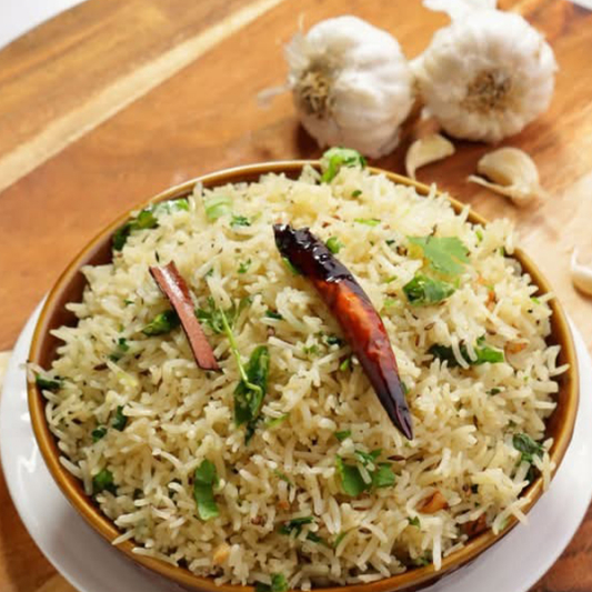 Jeera Garlic Ka Tadka Rice