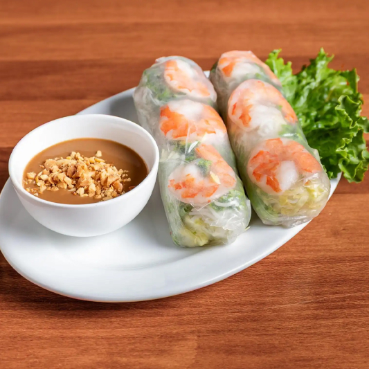 A1. Shrimp and Pork Salad Rolls