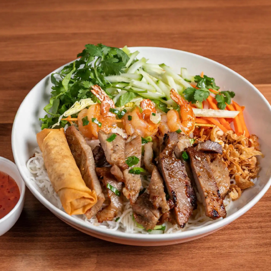 N1. Pork, Shrimp & Egg Roll Vermicelli