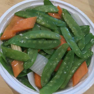 Snow Peas and Water Chestnuts