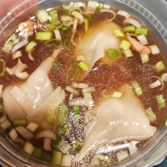 Wonton Soup with BBQ Pork