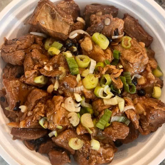 Dry Garlic Spareribs with Black Beans