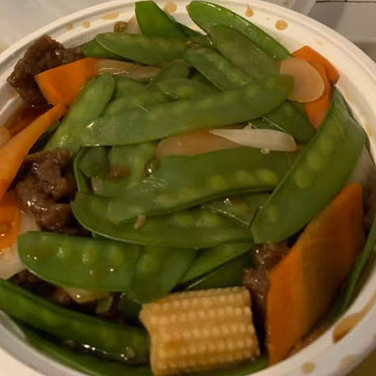 Beef with Snow Peas