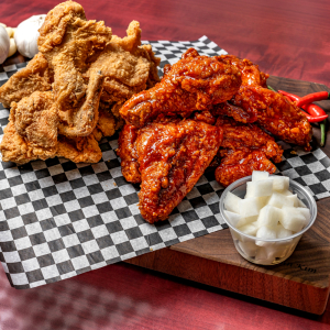 Half Crispy and Half Signature Sauce